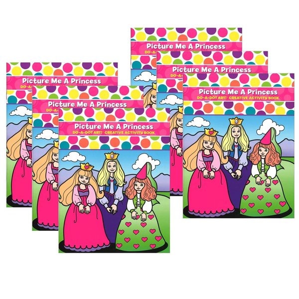 Do-A-Dot Art Picture Me A Princess Creative Art + Activity Book, 6PK B374